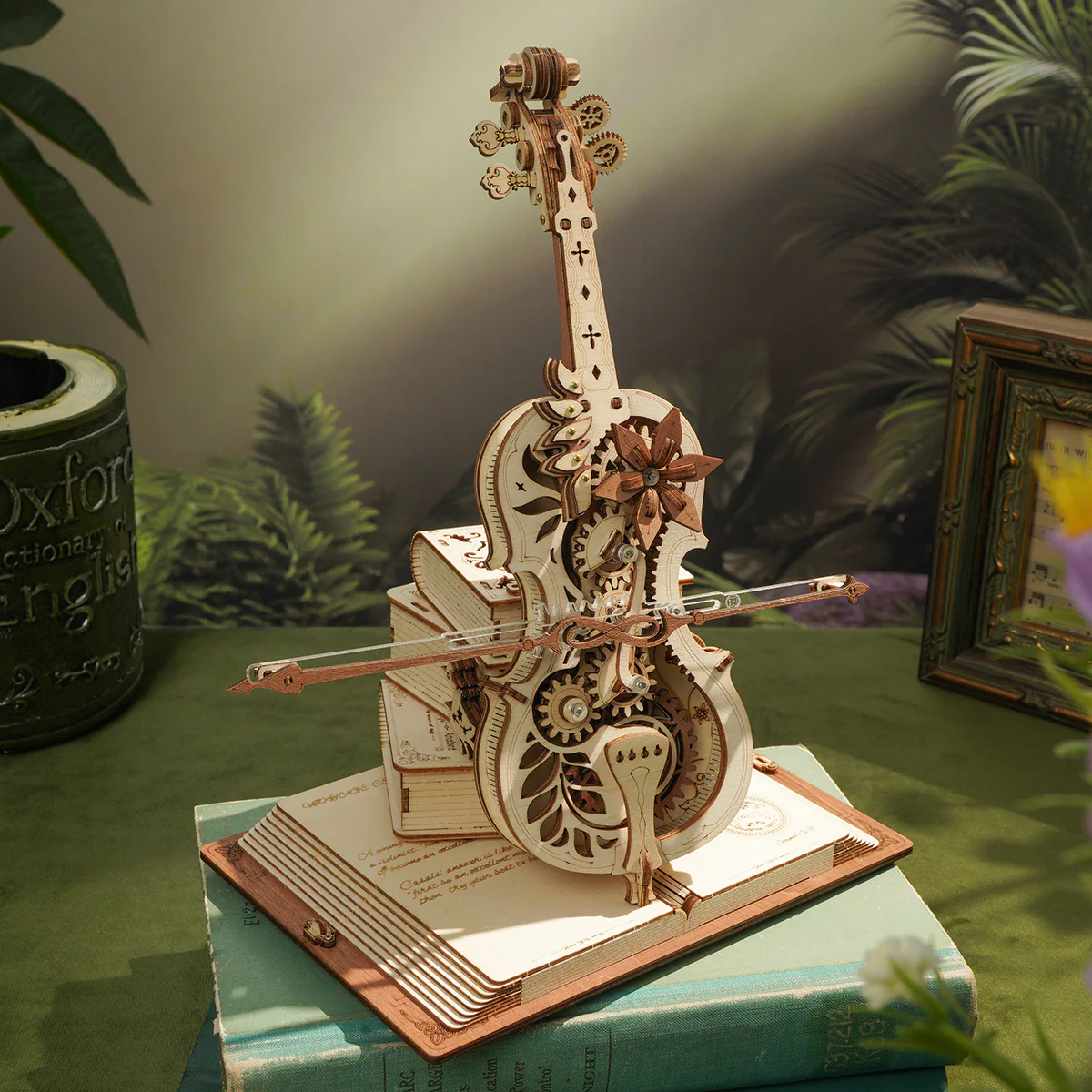 ROKR Symphony of Gorgeous Dreams Mechanical Music Box 3D Wooden Puzzle AMK63M - Image 3