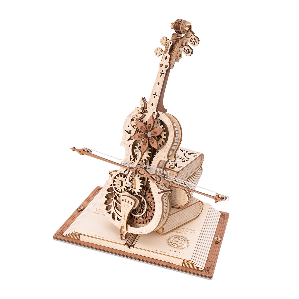 ROKR Symphony of Gorgeous Dreams Mechanical Music Box 3D Wooden Puzzle AMK63M - Image 9