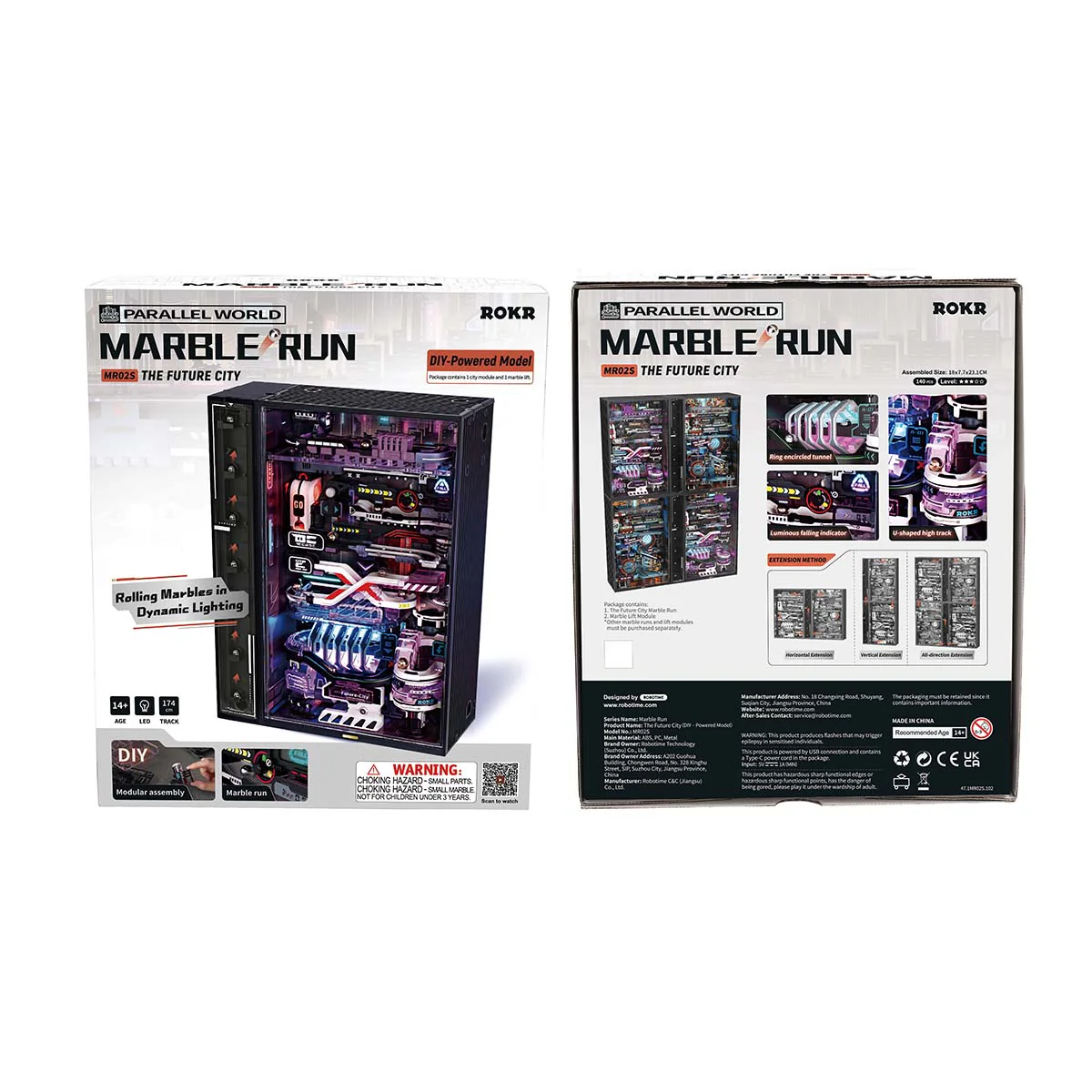ROKR The Future City Marble Run Mechanical 3D Puzzle MR02S - Image 4