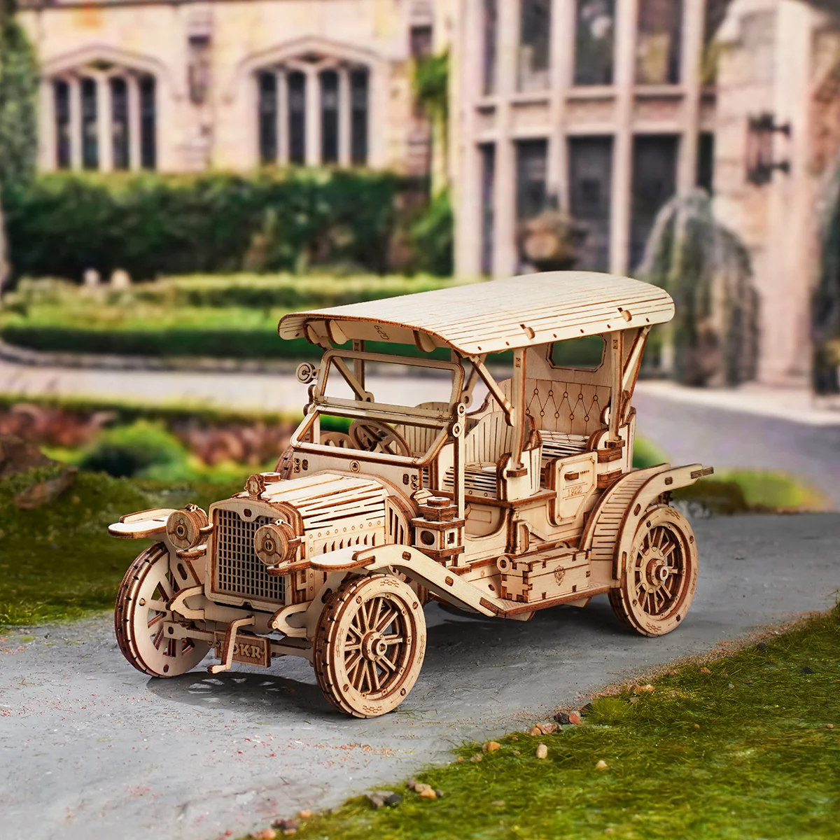 ROKR Vintage Car 3D Wooden Puzzle MC801 - Image 6