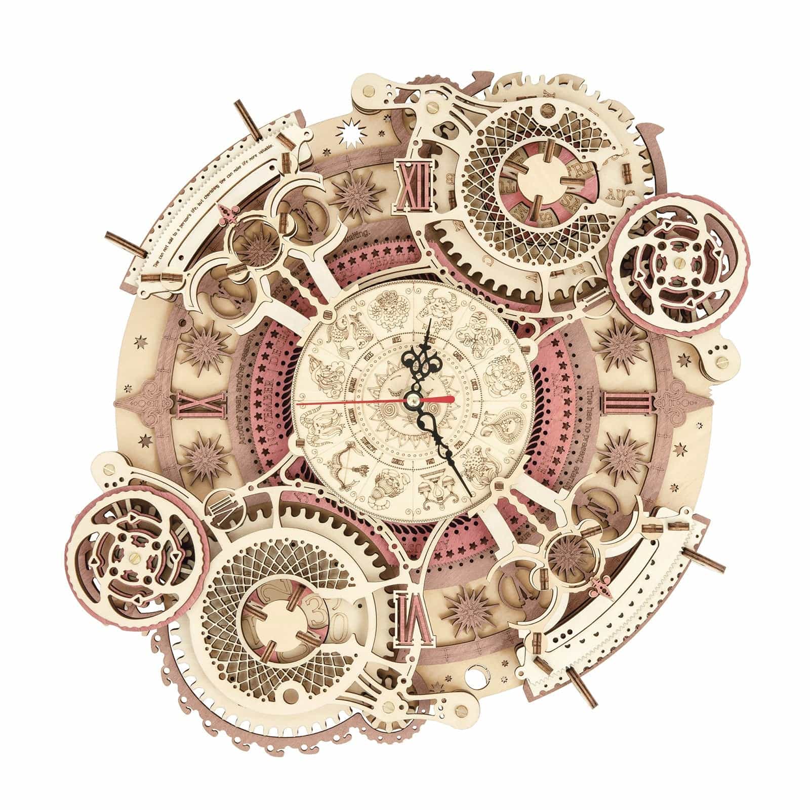 ROKR Zodiac Wall Clock Mechanical Time Art Engine LC601 - Image 5