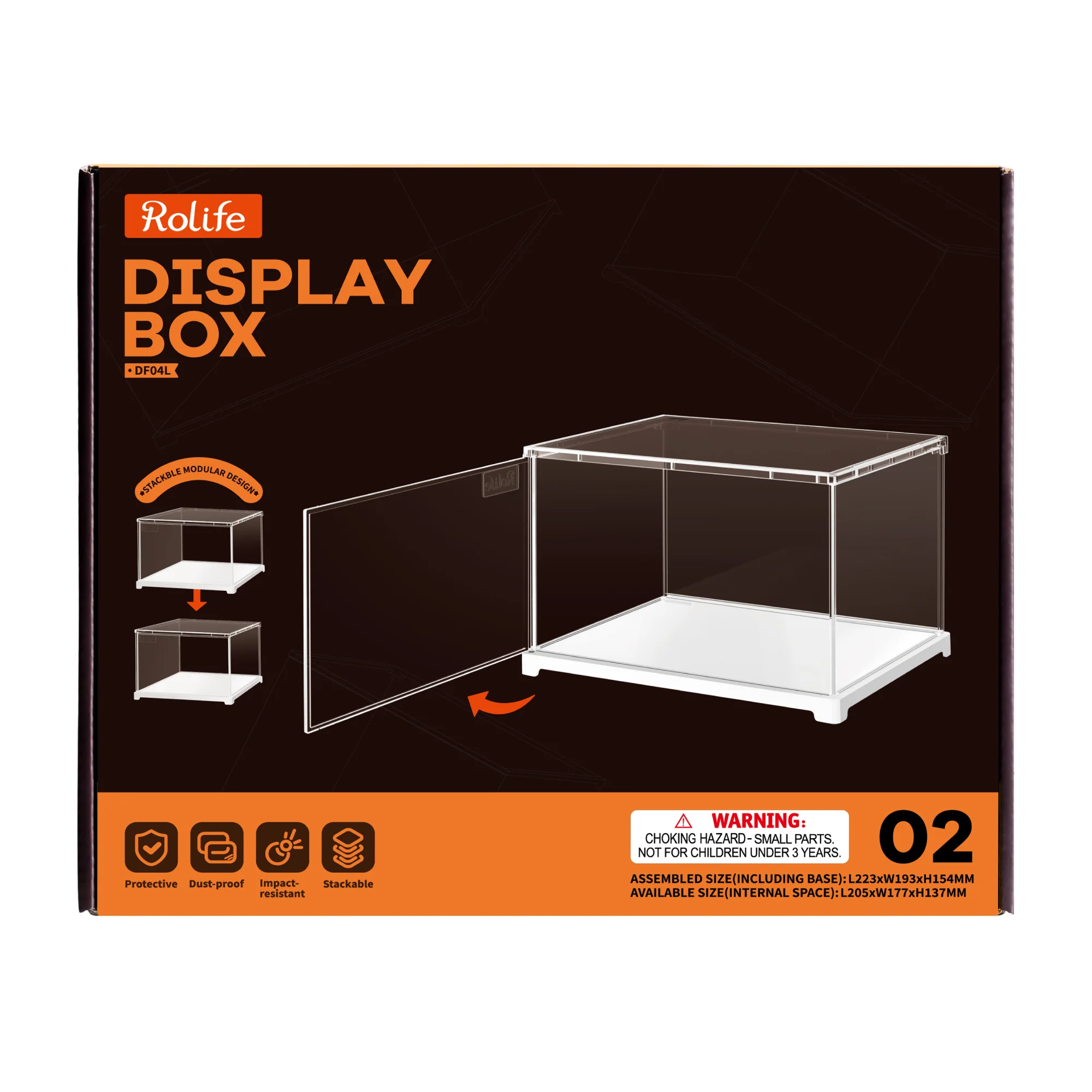 Rolife Acrylic Display Box Landscape Size S DF04L - Image 10