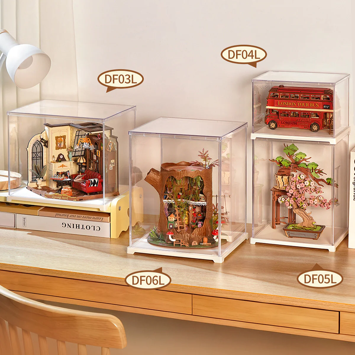 Rolife Acrylic Display Box Landscape Size S DF04L - Image 6