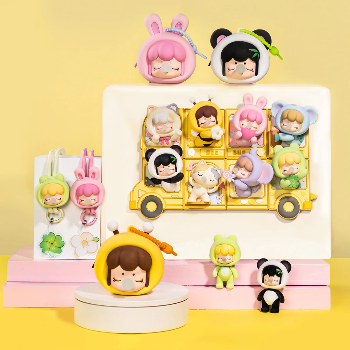 Rolife Baby Nanci Fluffy Party Phone Chain Blind Box PZC05 - Image 11