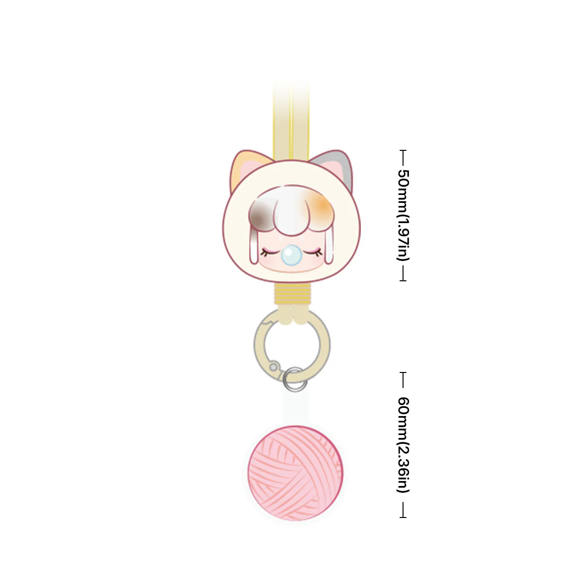 Rolife Baby Nanci Fluffy Party Phone Chain Blind Box PZC05 - Image 12