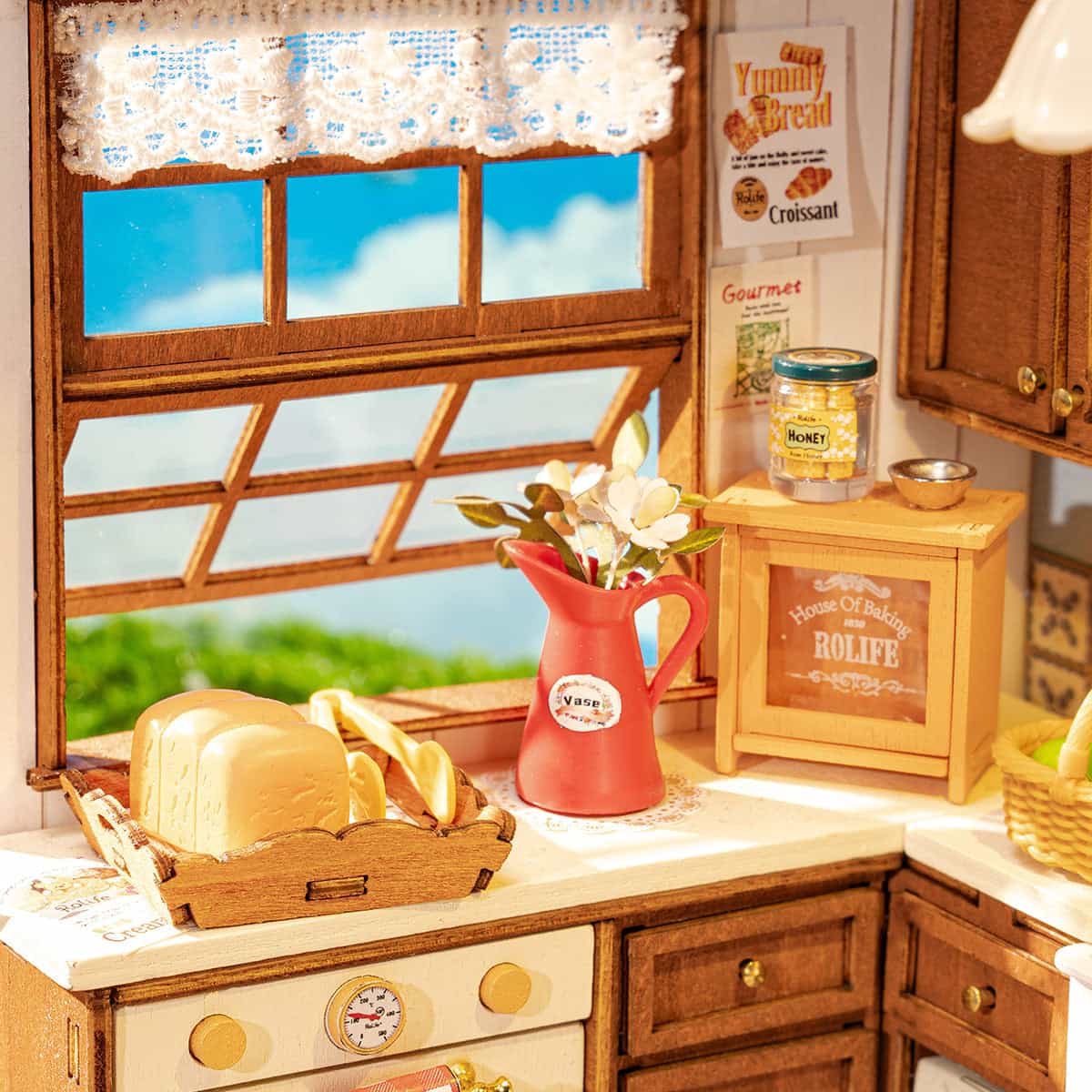 Rolife Baking Kitchen DIY Miniature House DG172 - Image 7