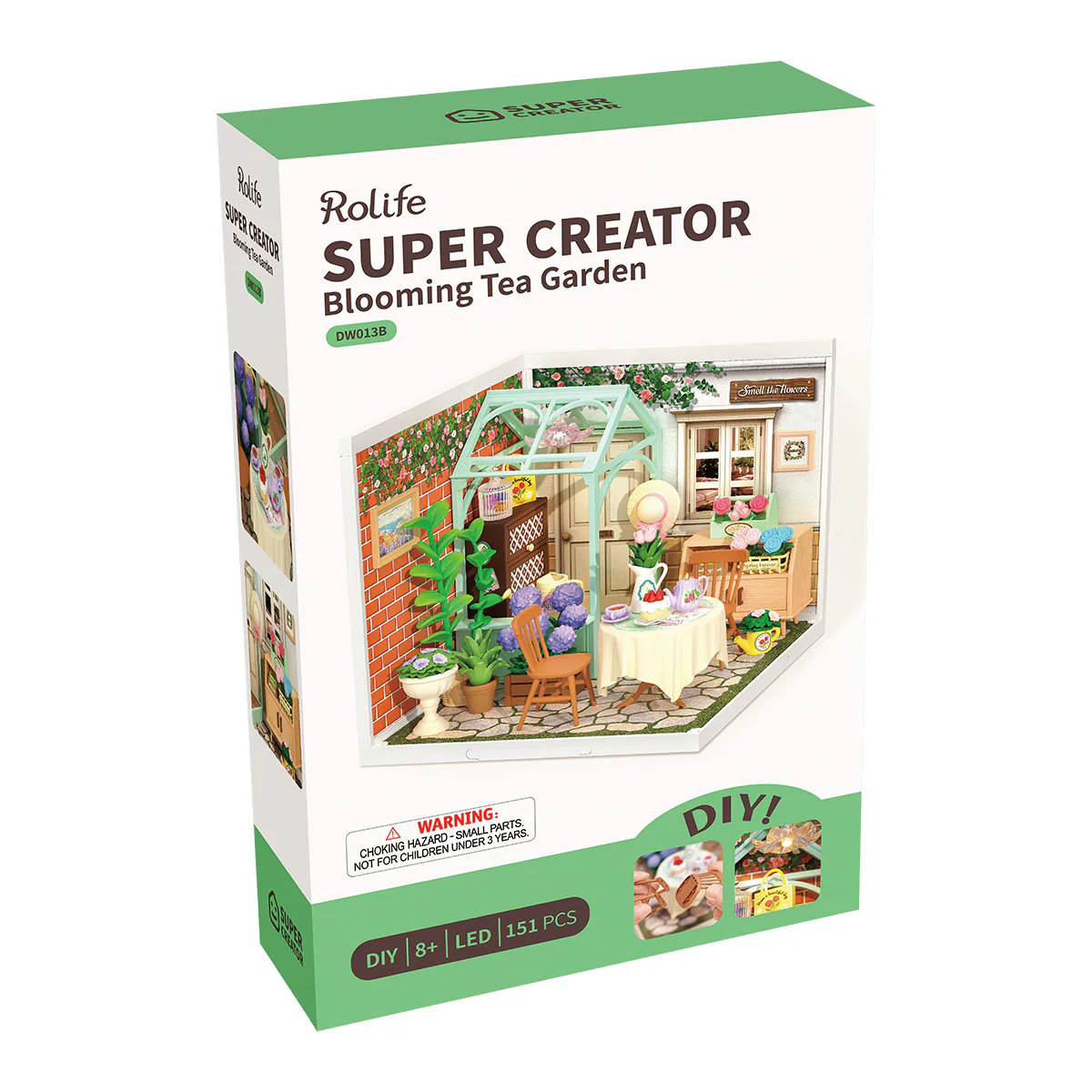 Rolife Blooming Tea Garden DIY Miniature House DW013B - Image 5