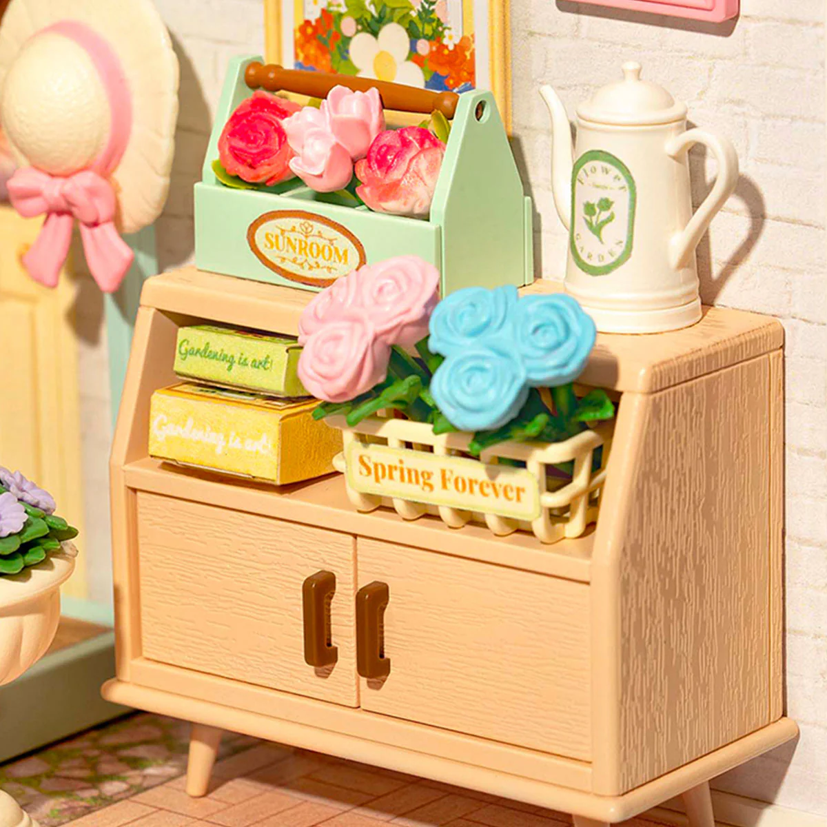 Rolife Blooming Tea Garden DIY Miniature House DW013B - Image 3