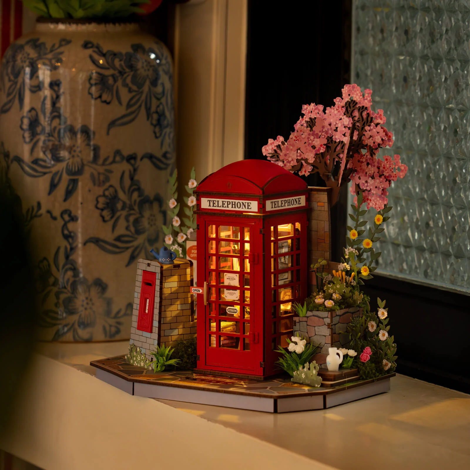 Rolife Blossom Book Booth 3D Wooden Puzzle TGS05 - Image 3
