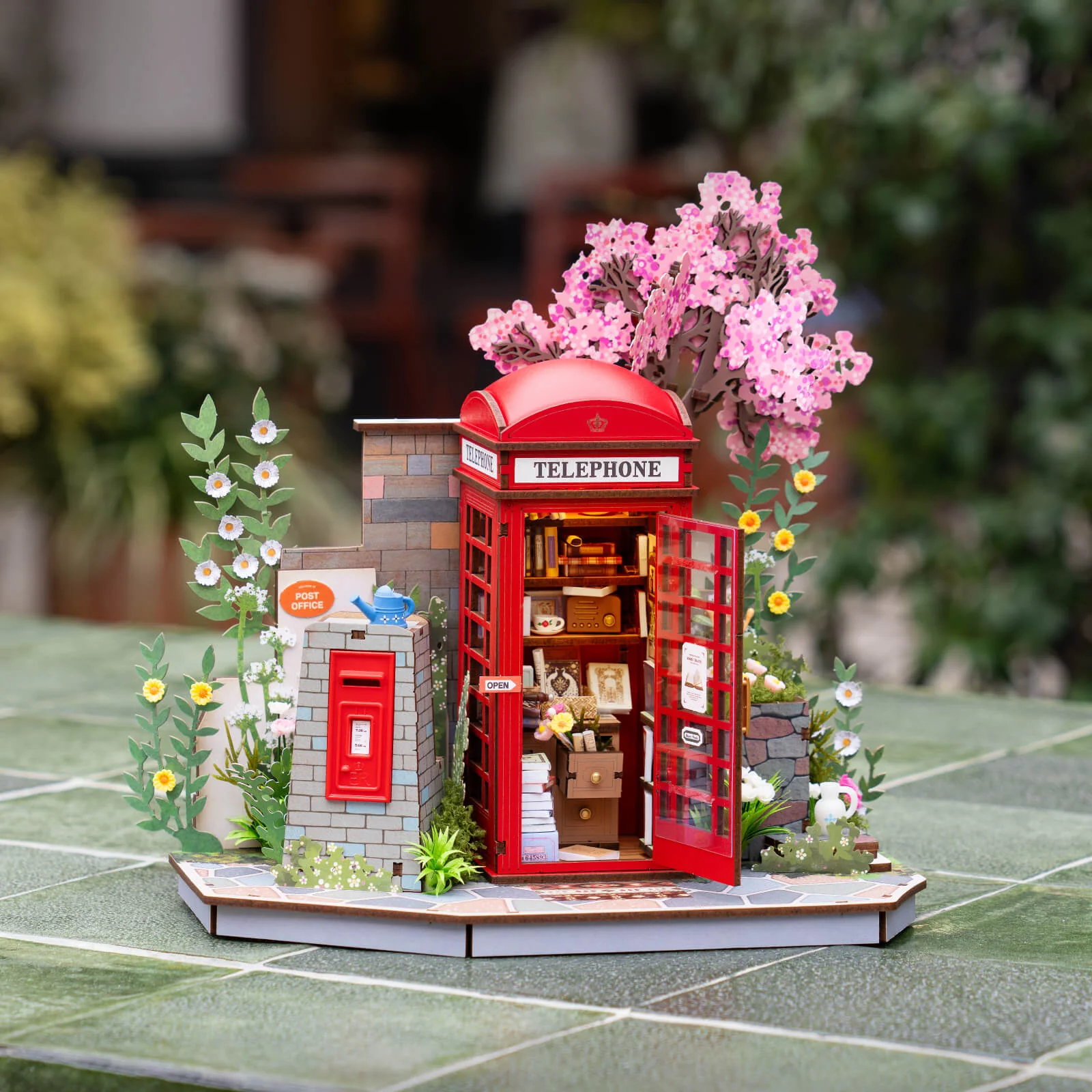 Rolife Blossom Book Booth 3D Wooden Puzzle TGS05 - Image 4