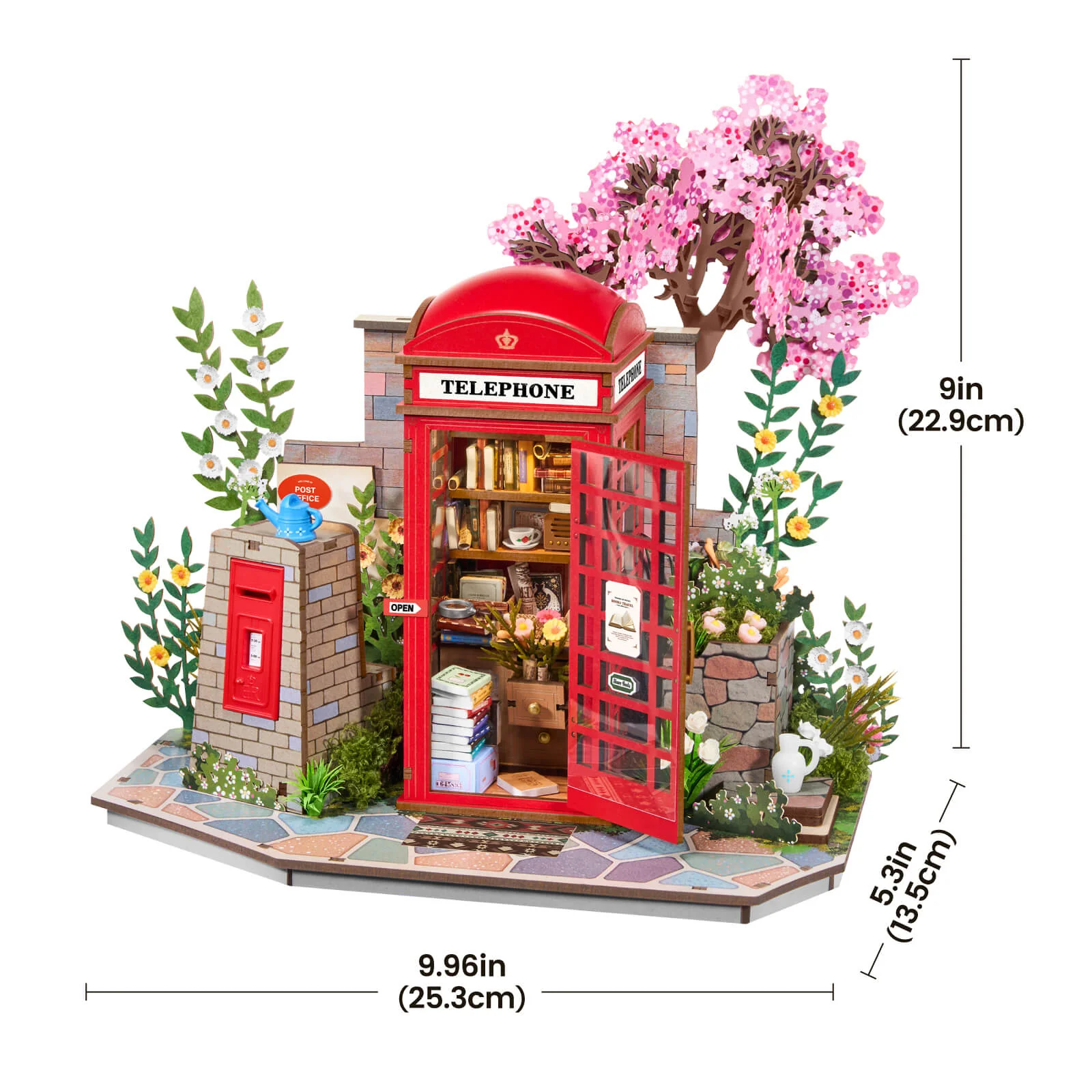 Rolife Blossom Book Booth 3D Wooden Puzzle TGS05 - Image 9