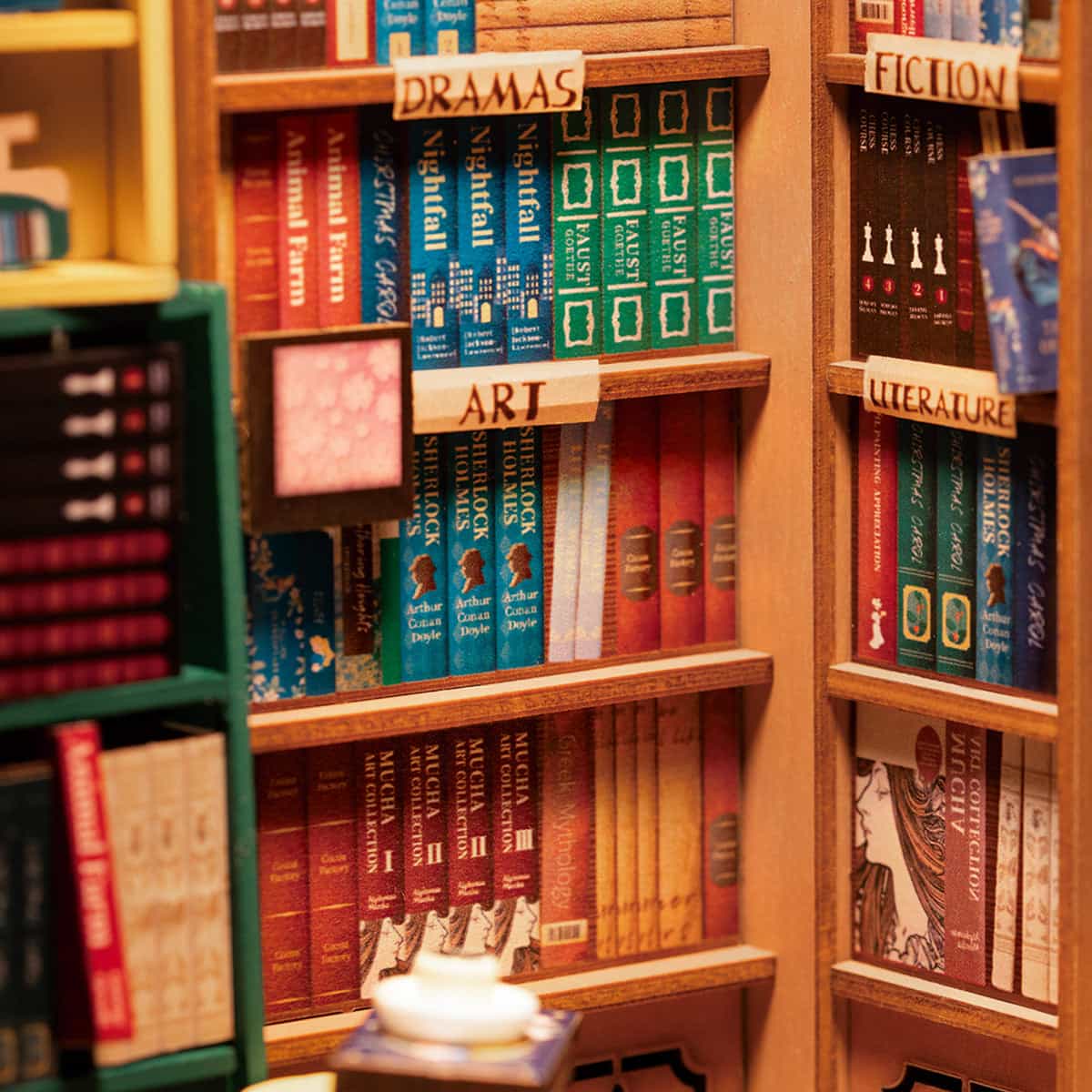 Rolife Bookstore DIY Book Nook Kit TGB07 - Image 6