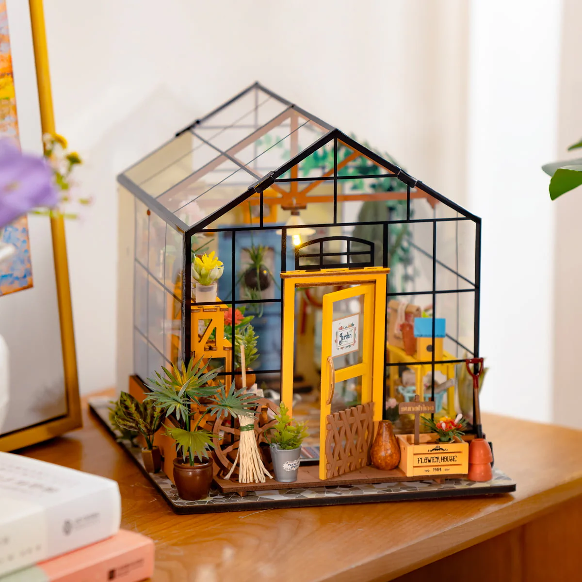 Rolife Cathy's Flower House DIY Miniature House DG104 - Image 3