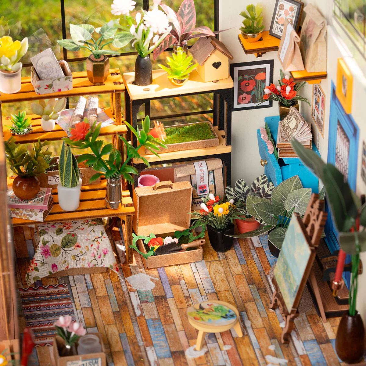 Rolife Cathy's Flower House DIY Miniature House DG104 - Image 5