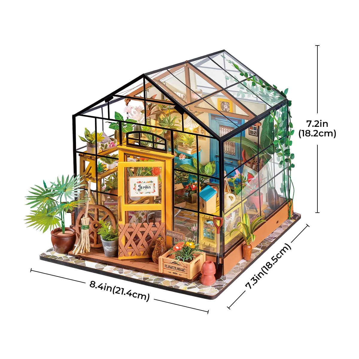 Rolife Cathy's Flower House DIY Miniature House DG104 - Image 6
