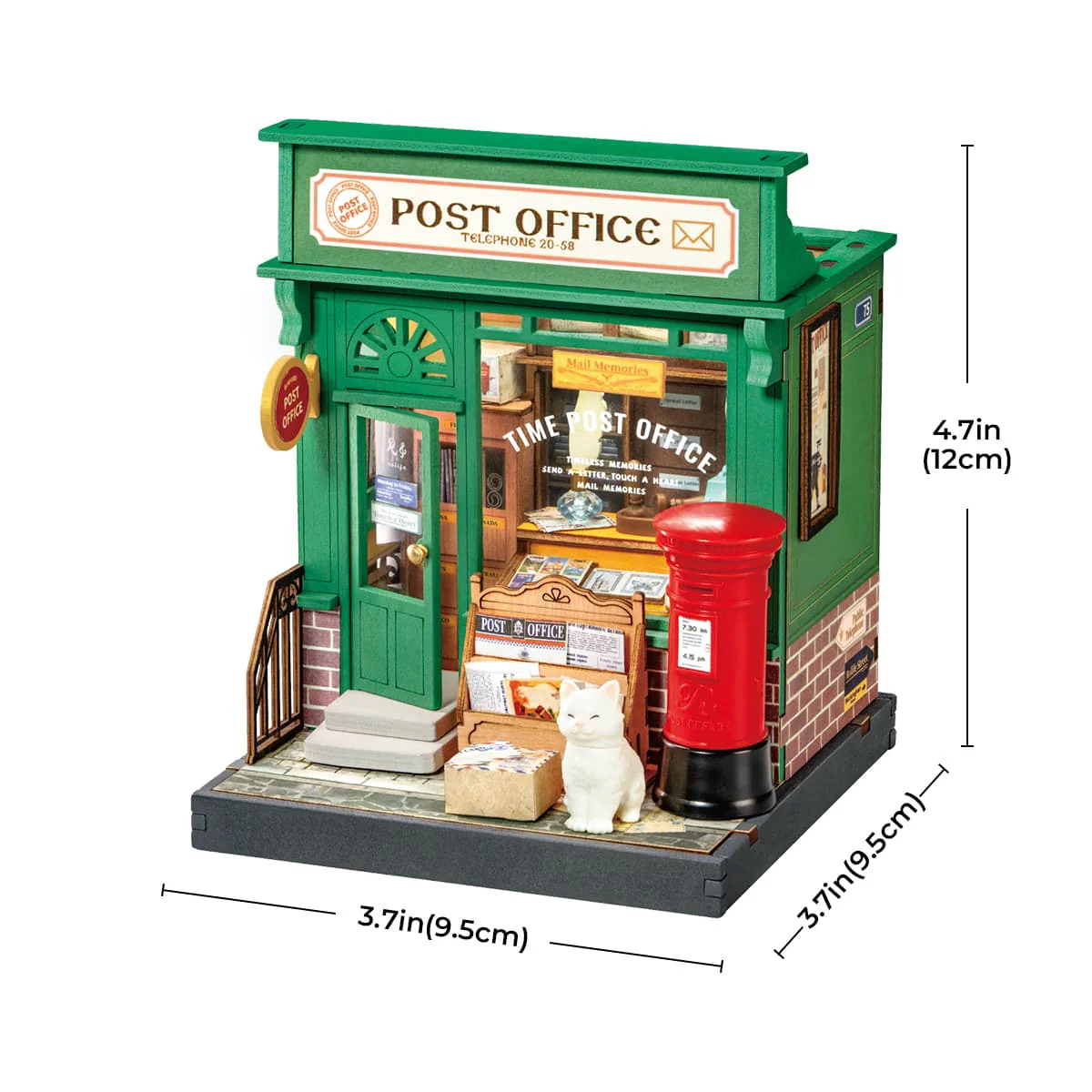 Rolife Century Post Office DIY Miniature House DS037 - Image 5