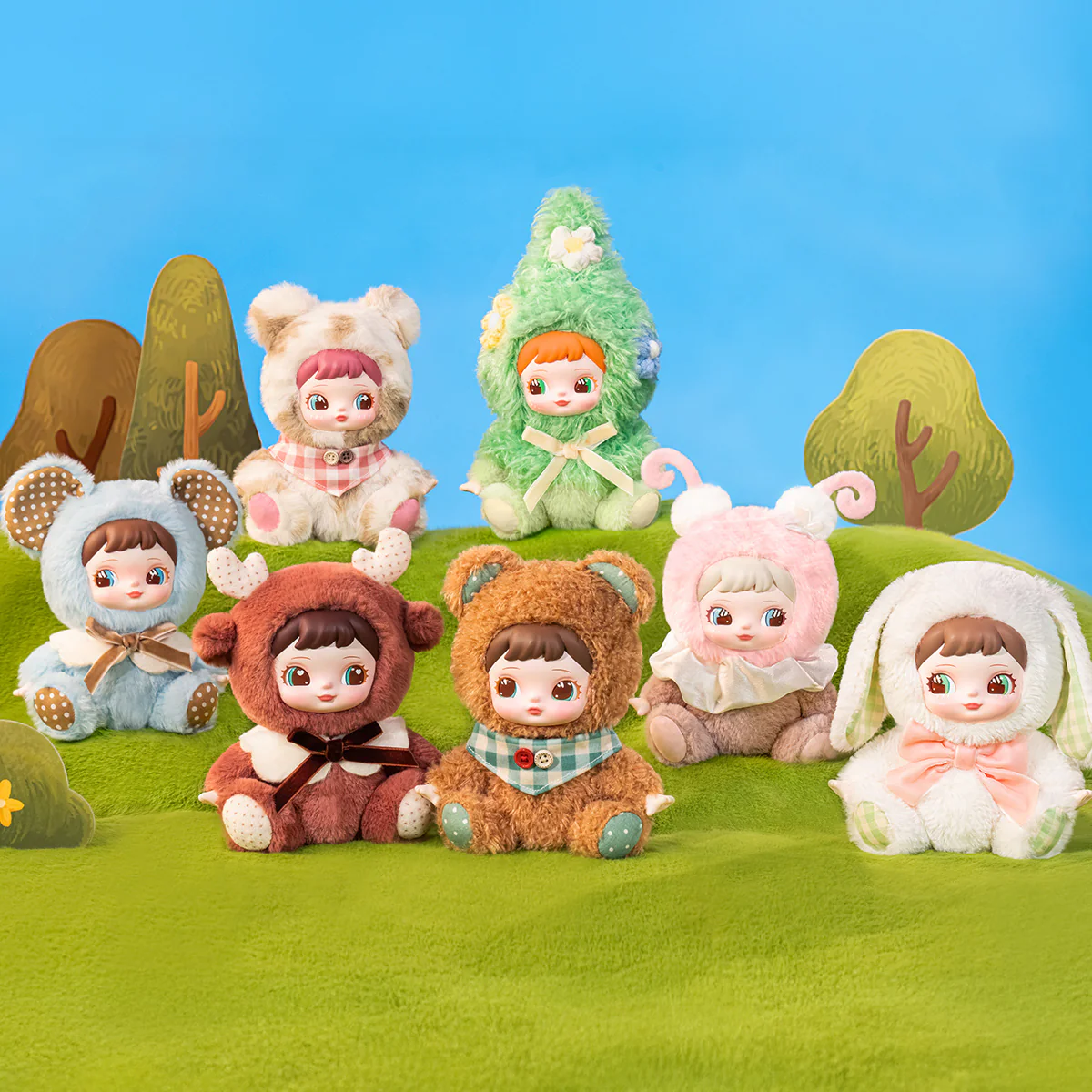 Rolife Charline's  Forest Hide&Seek Surprise Plush Pendant MXAXX - Image 2
