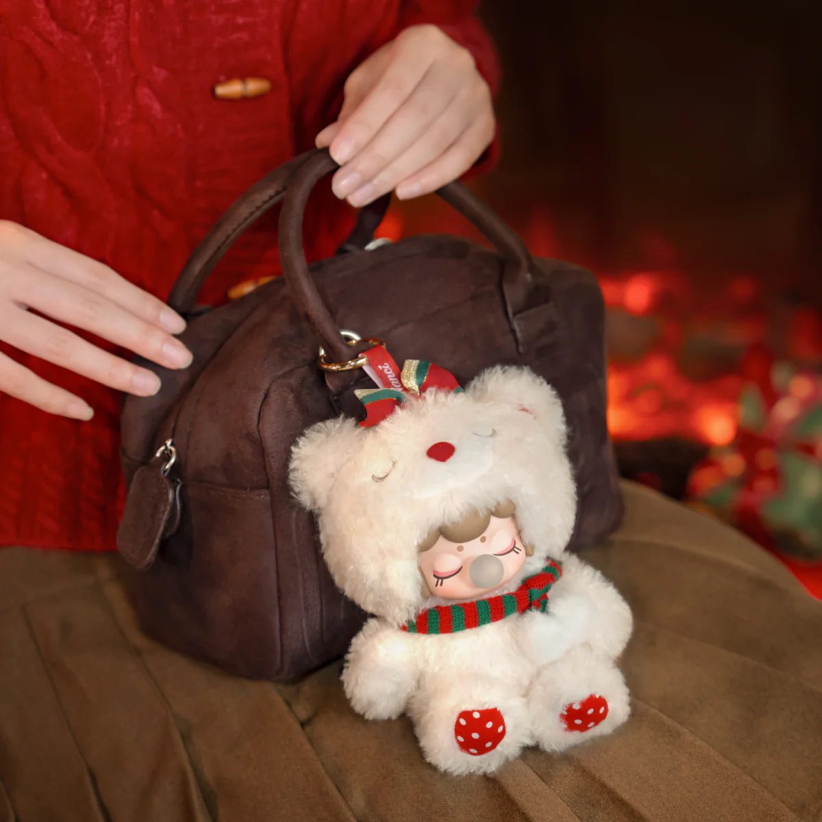 Rolife Nanci Christmas Bear Plush Pendant MN002 - Image 7