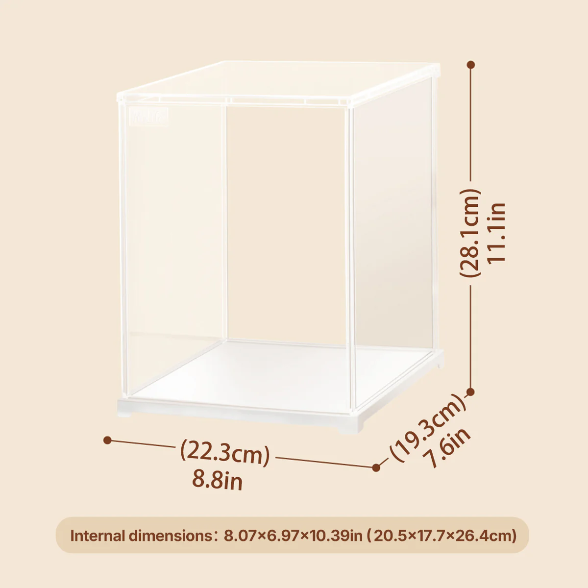Rolife Clear Display Case Portrait Size M DF05L - Image 9