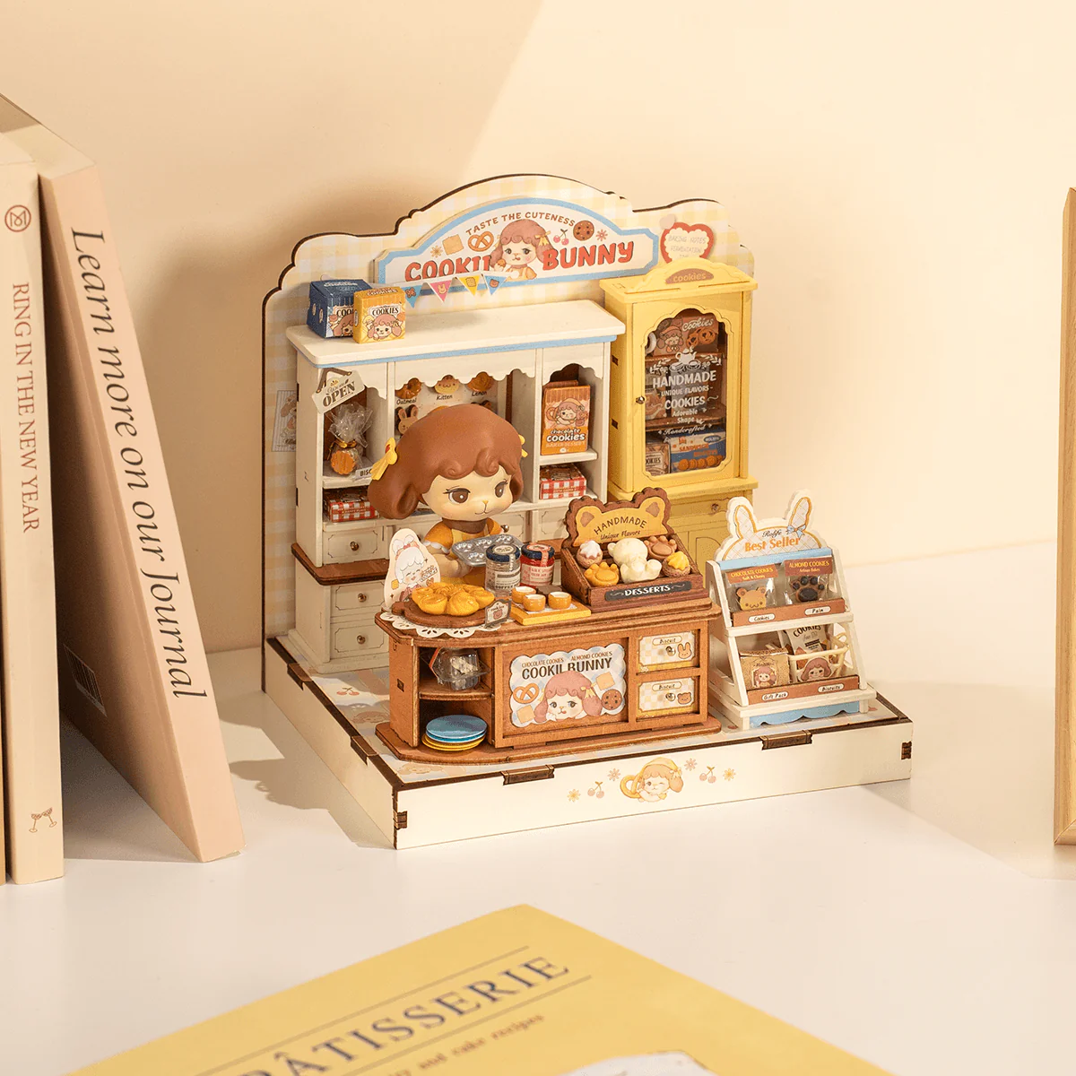 Rolife Cookii Bunny's Cookie Shop DIY Miniature House DG177 - Image 3