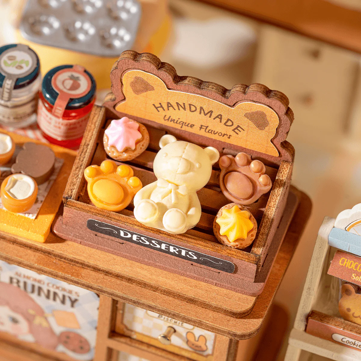 Rolife Cookii Bunny's Cookie Shop DIY Miniature House DG177 - Image 4