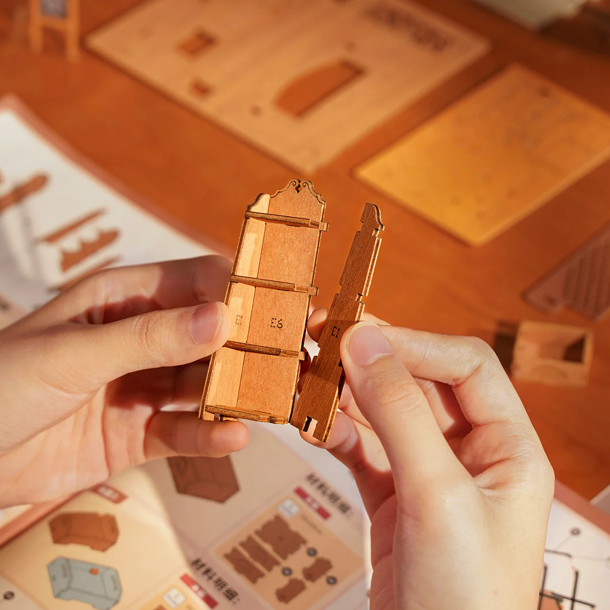 Rolife Corner Bookstore DIY Miniature House Kit DG164 - Image 4