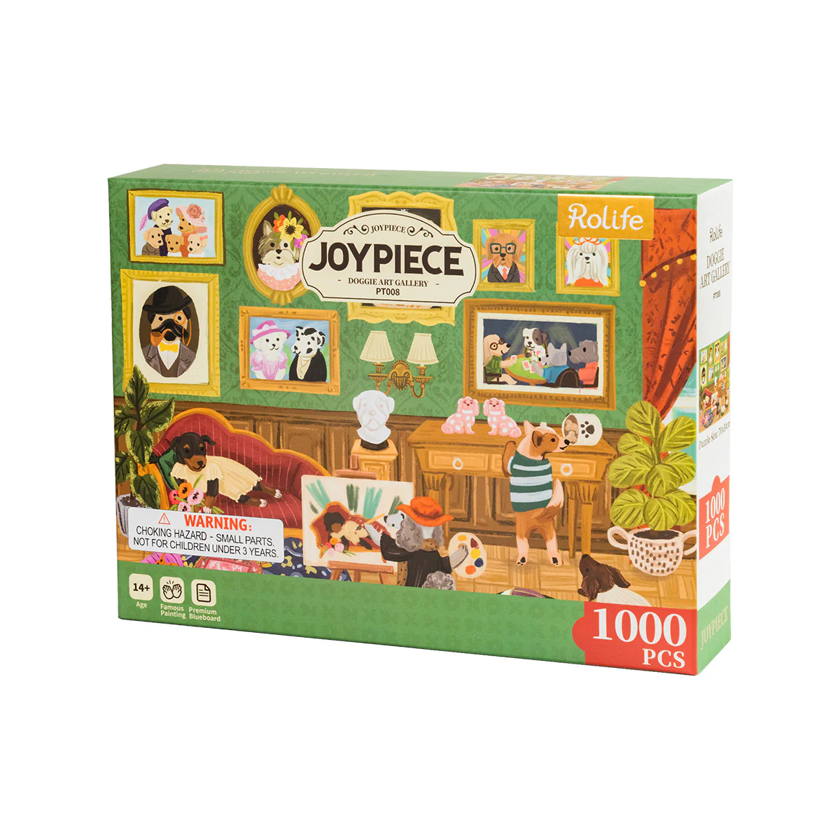 Rolife Doggie Art Gallery 1000 Piece Jigsaw Puzzle PT008 - Image 7