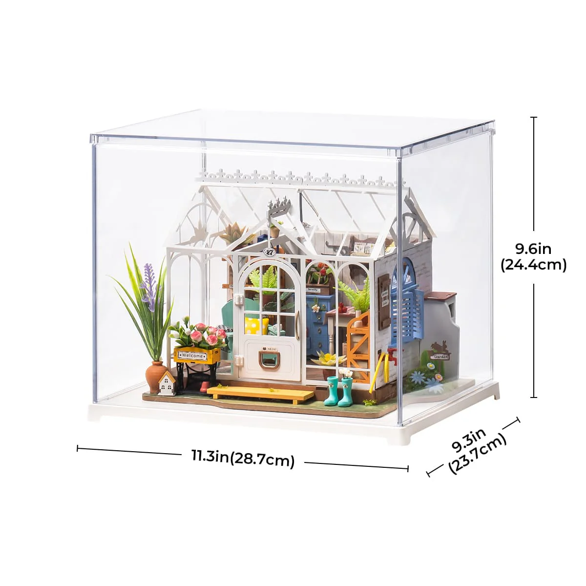 Rolife Dreamy Garden House DG163 with Display Box DF03L - Image 4
