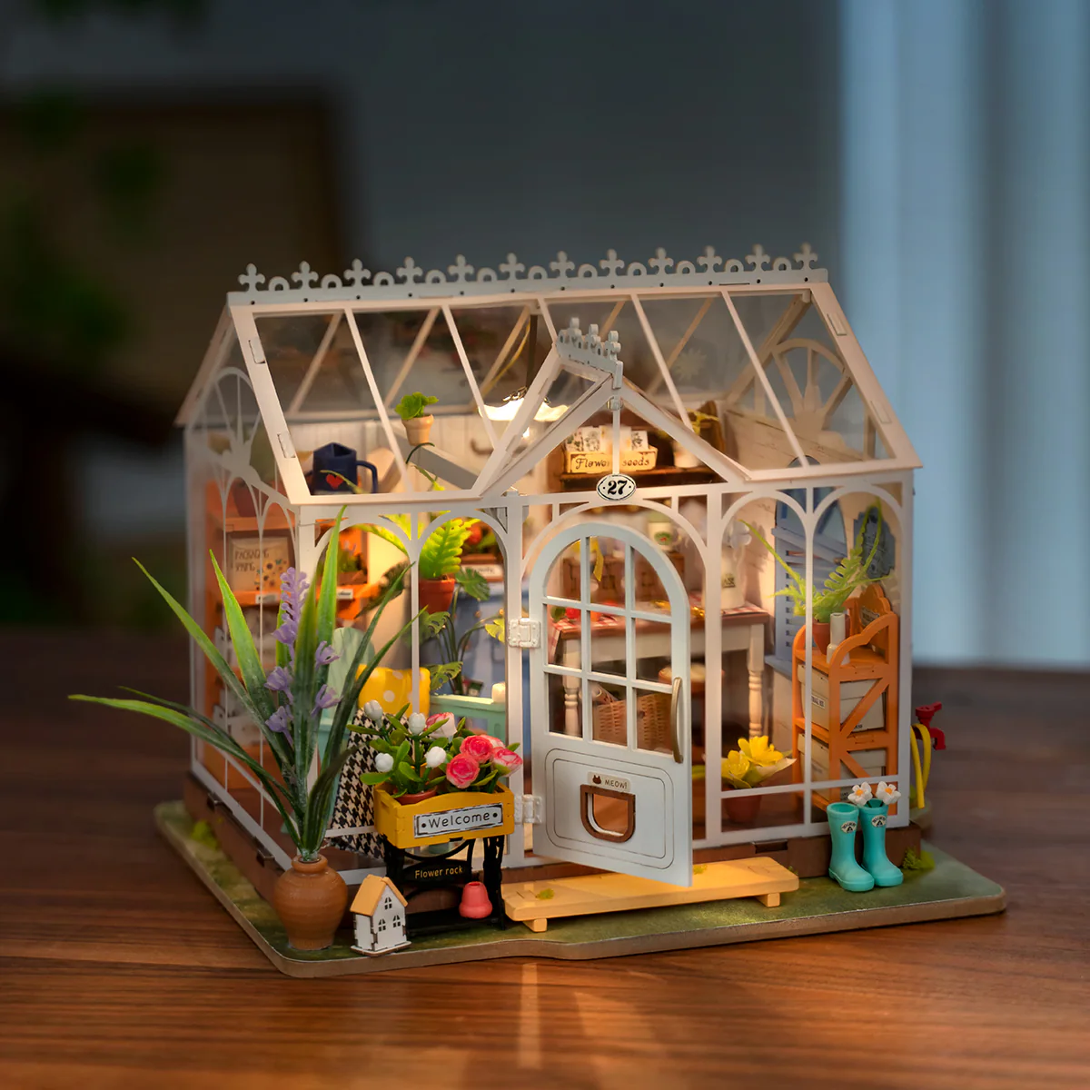 Rolife Dreamy Garden House DIY Miniature House Kit DG163 - Image 3