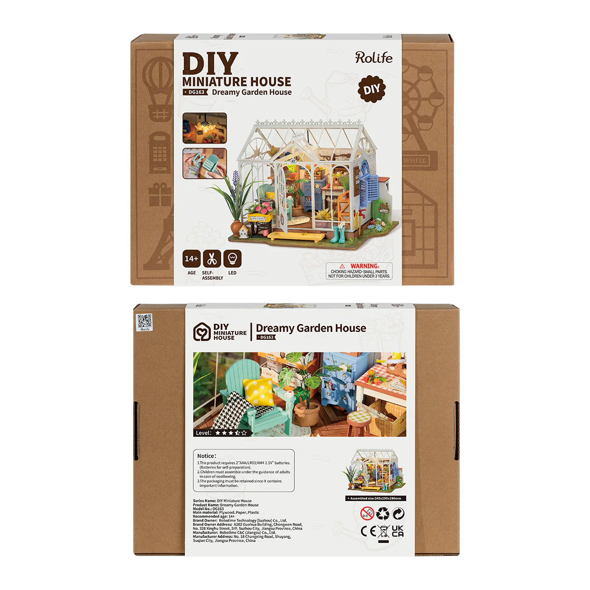 Rolife Dreamy Garden House DIY Miniature House Kit DG163 - Image 7