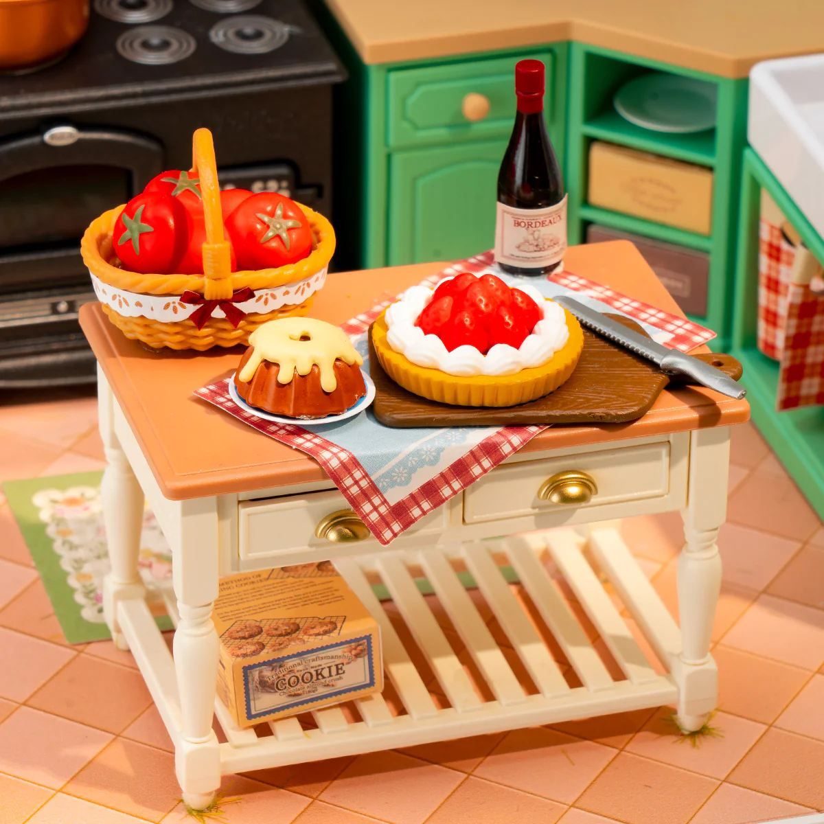 Rolife Farmhouse Kitchen DIY Miniature House DW024 - Image 6
