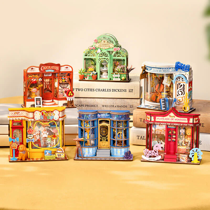 Rolife Green Fountain Garden DIY Miniature House DS049 - Image 3