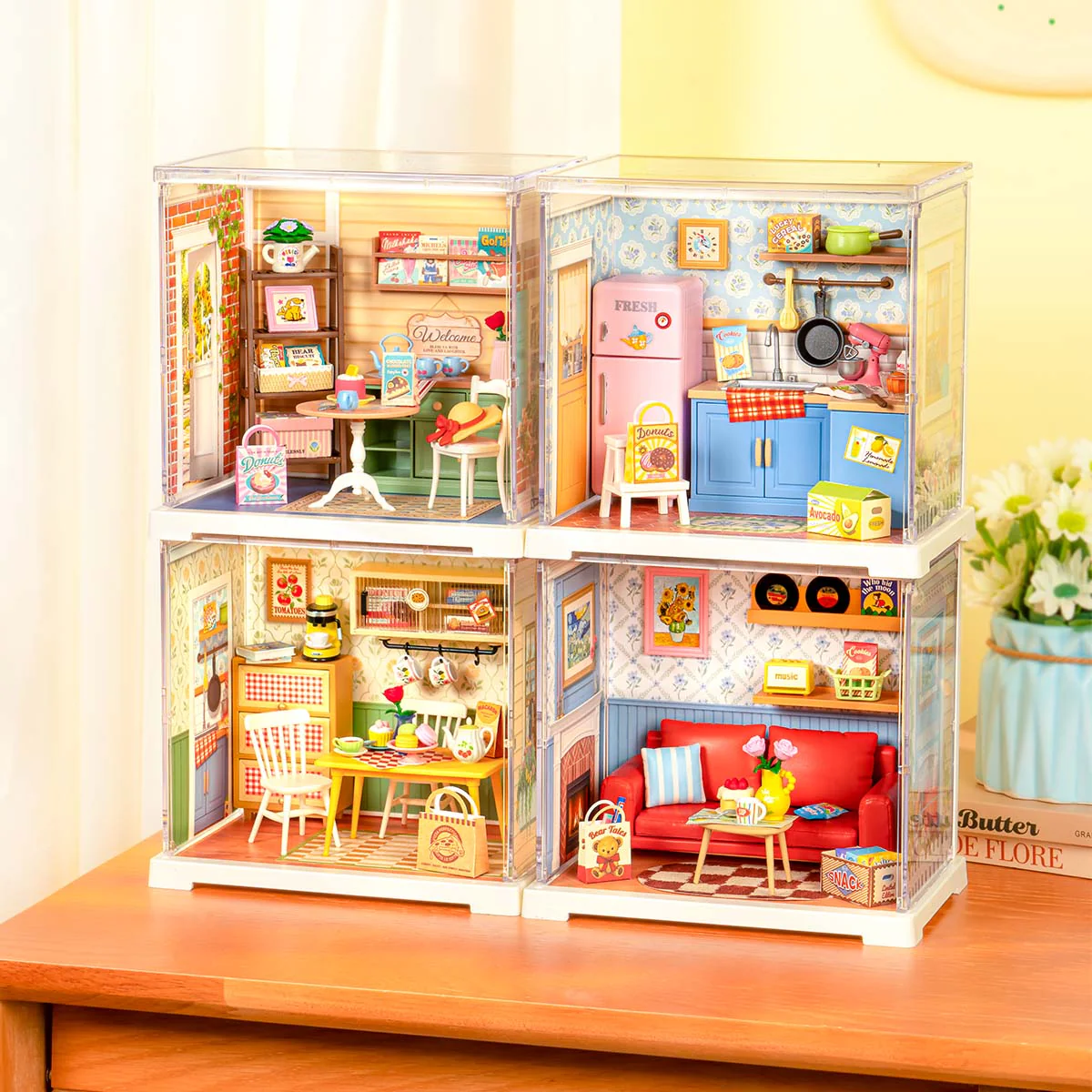 Rolife Homely Baking Kitchen DIY Miniature House DWS08B - Image 3