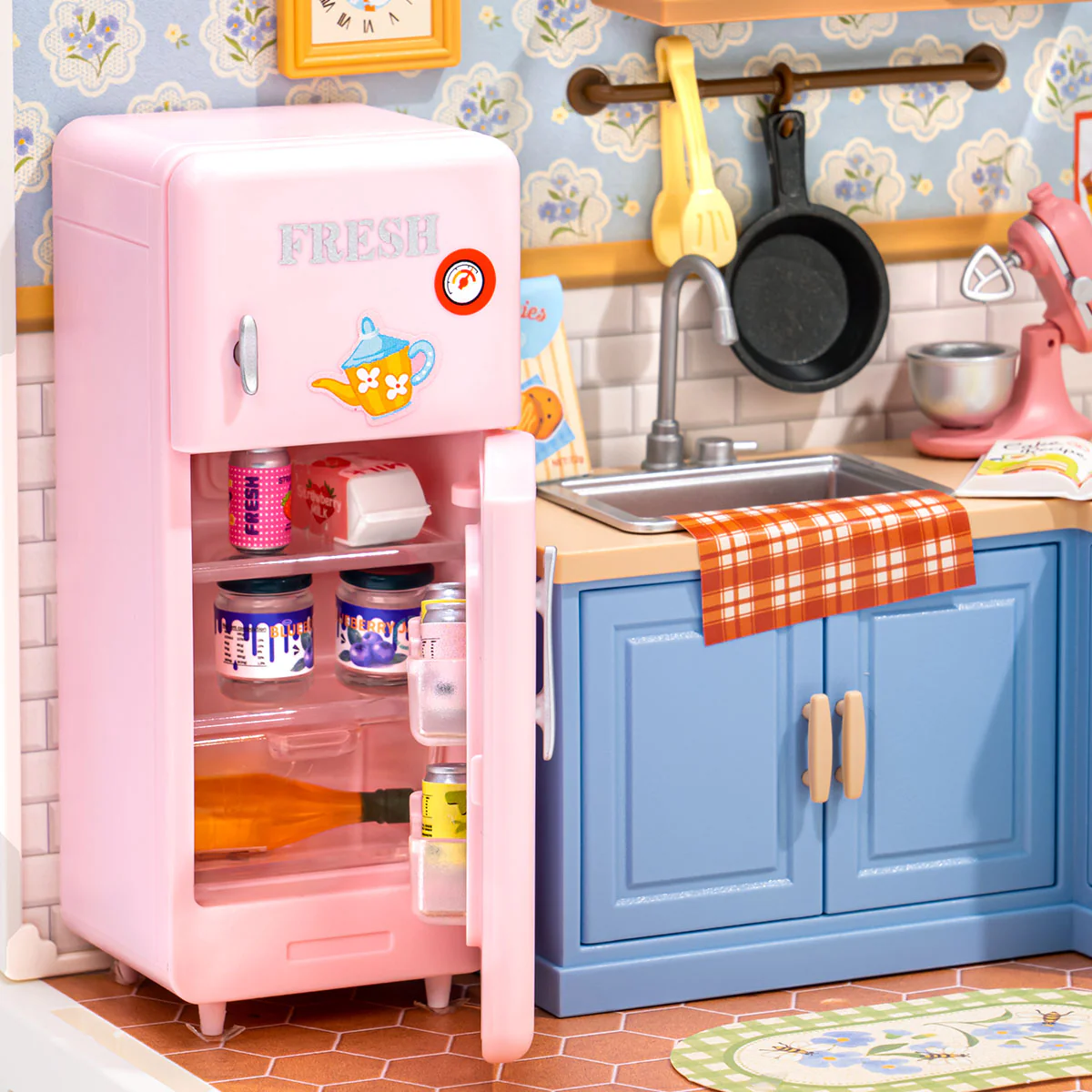 Rolife Homely Baking Kitchen DIY Miniature House DWS08B - Image 4