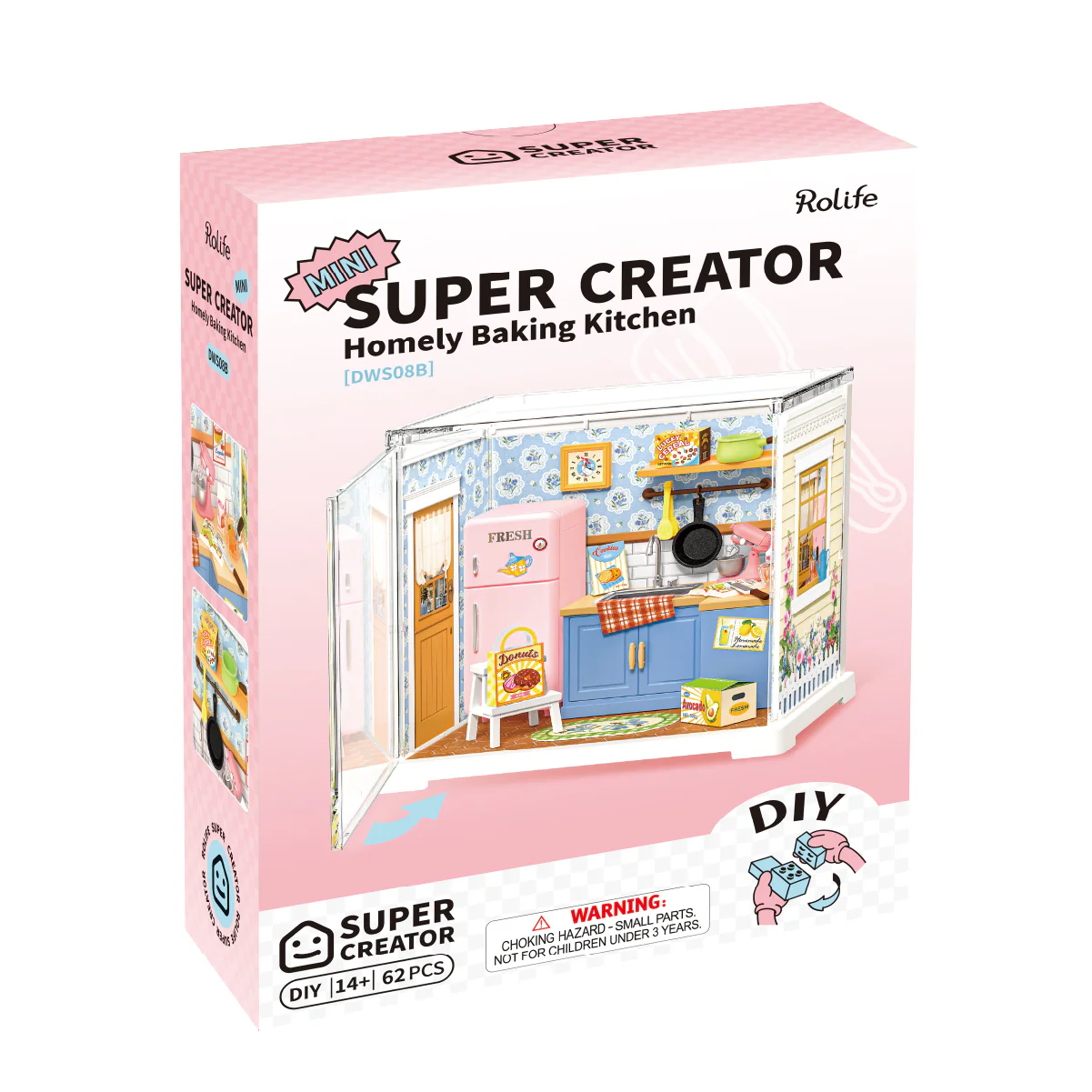 Rolife Homely Baking Kitchen DIY Miniature House DWS08B - Image 5