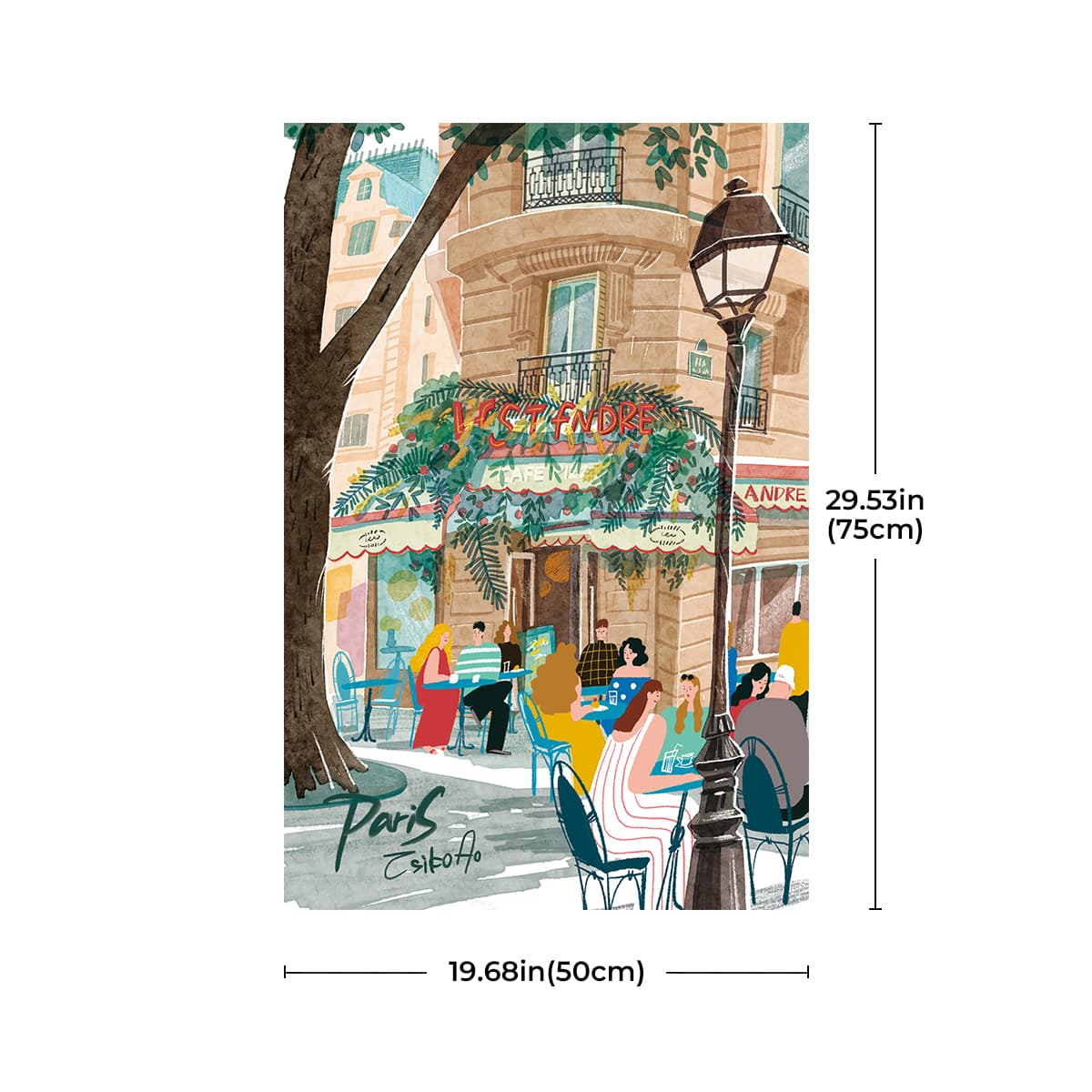 Rolife Leisure in Paris 1000 Piece Jigsaw Puzzle PT004 - Image 5