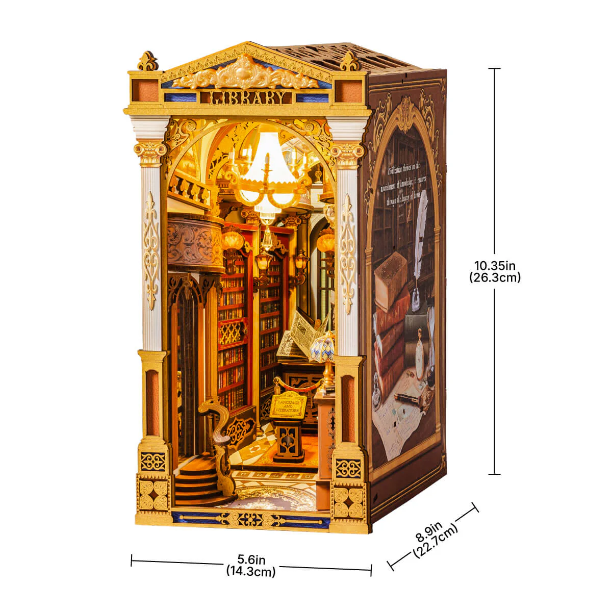 Rolife  Library of Wonders DIY Book Nook TGB16 - Image 6