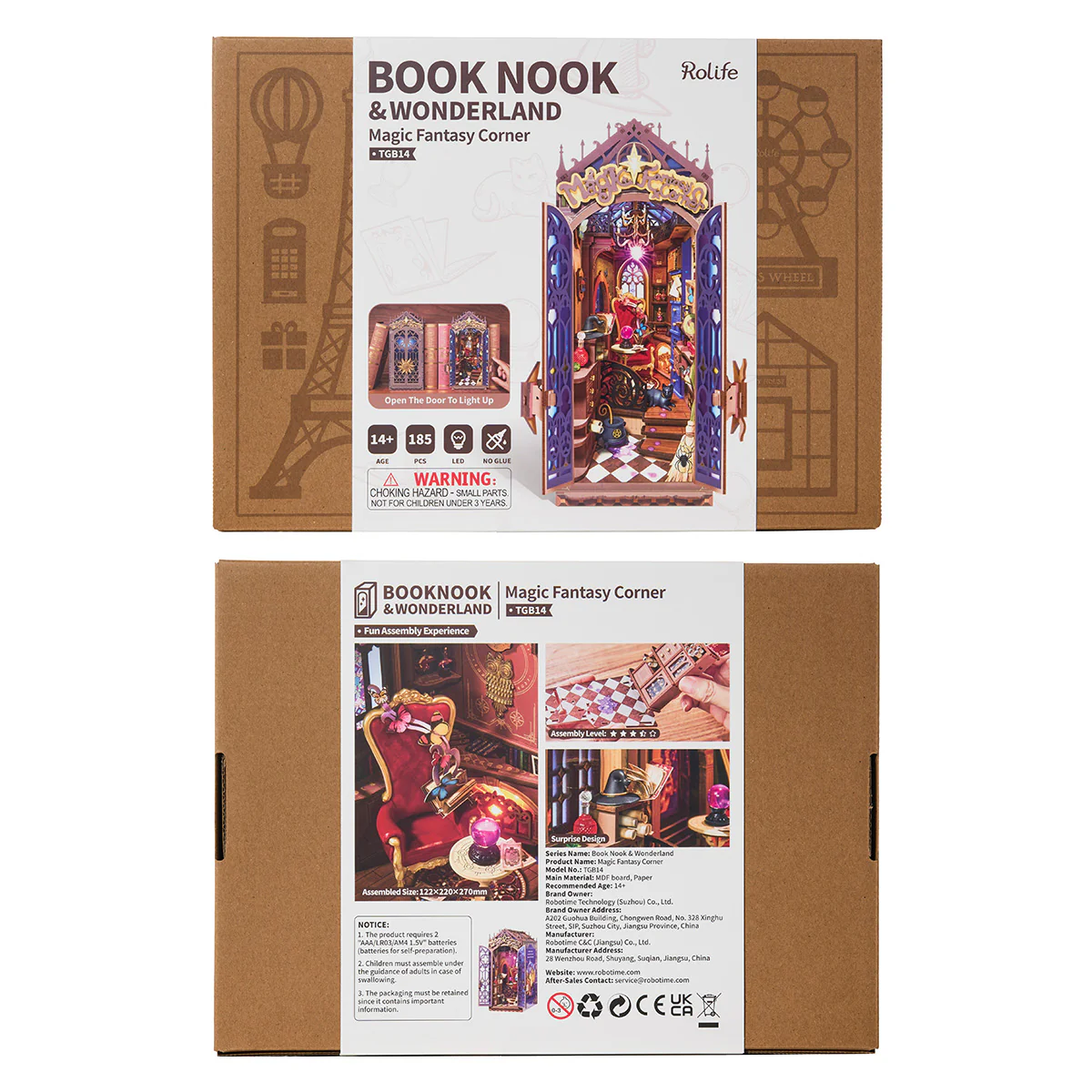 Rolife Magic Fantasy Corner DIY Book Nook Kit TGB14 - Image 5
