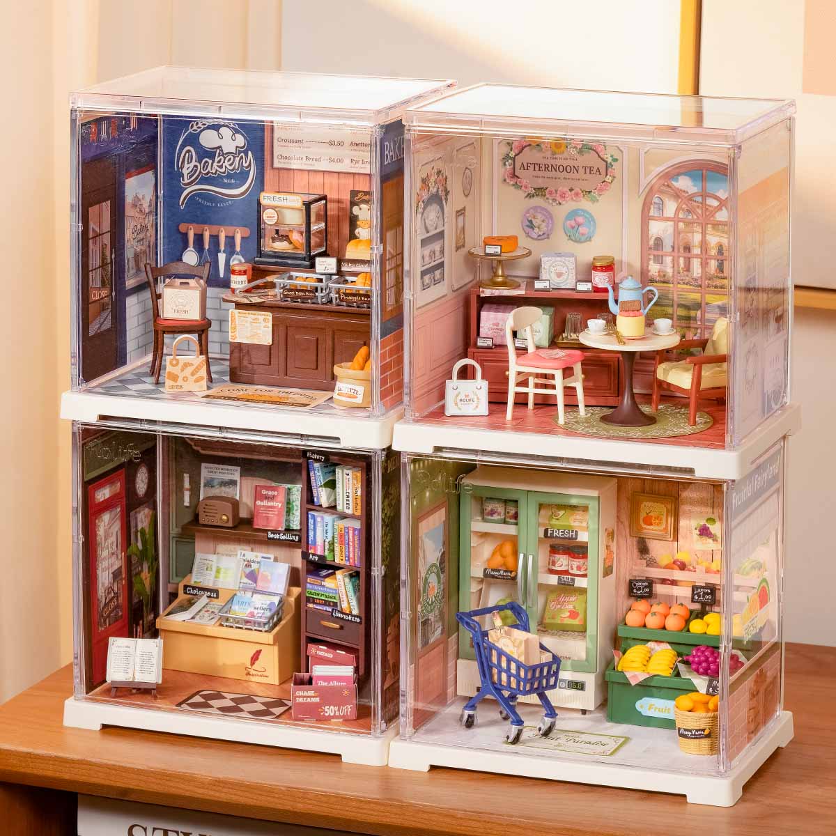 Rolife Memory Book Store DIY Miniature House DWS04B - Image 3