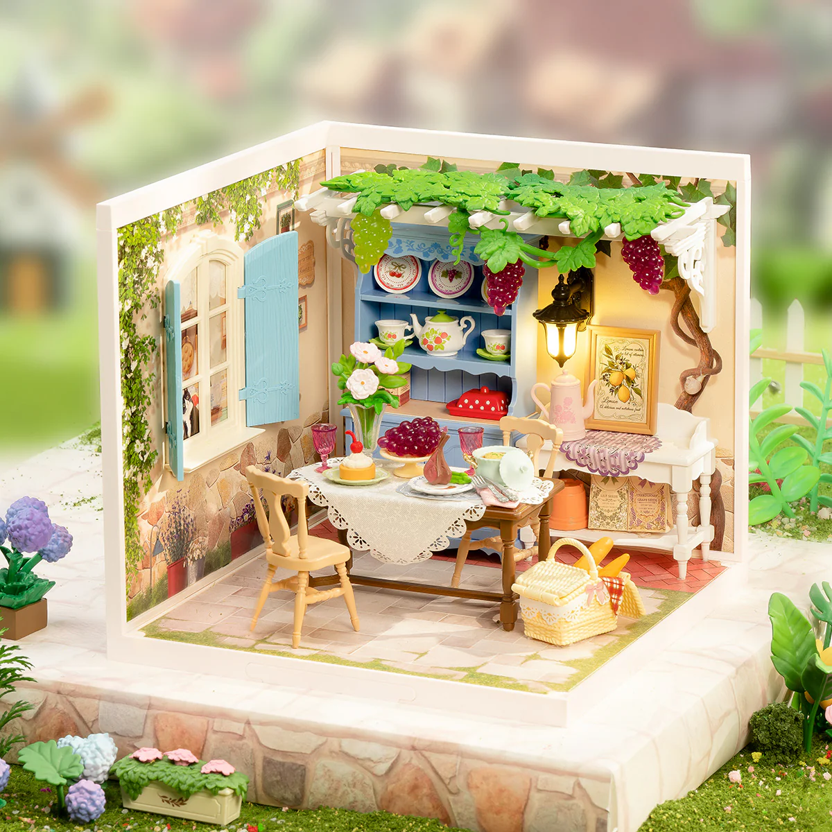 Rolife Midsummer Dream Yard DIY Miniature House DW025 - Image 4
