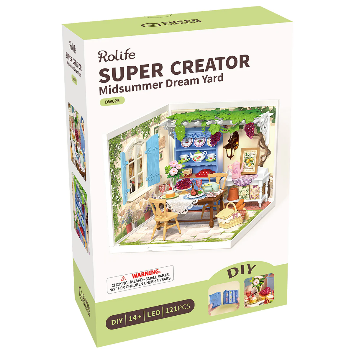 Rolife Midsummer Dream Yard DIY Miniature House DW025 - Image 8
