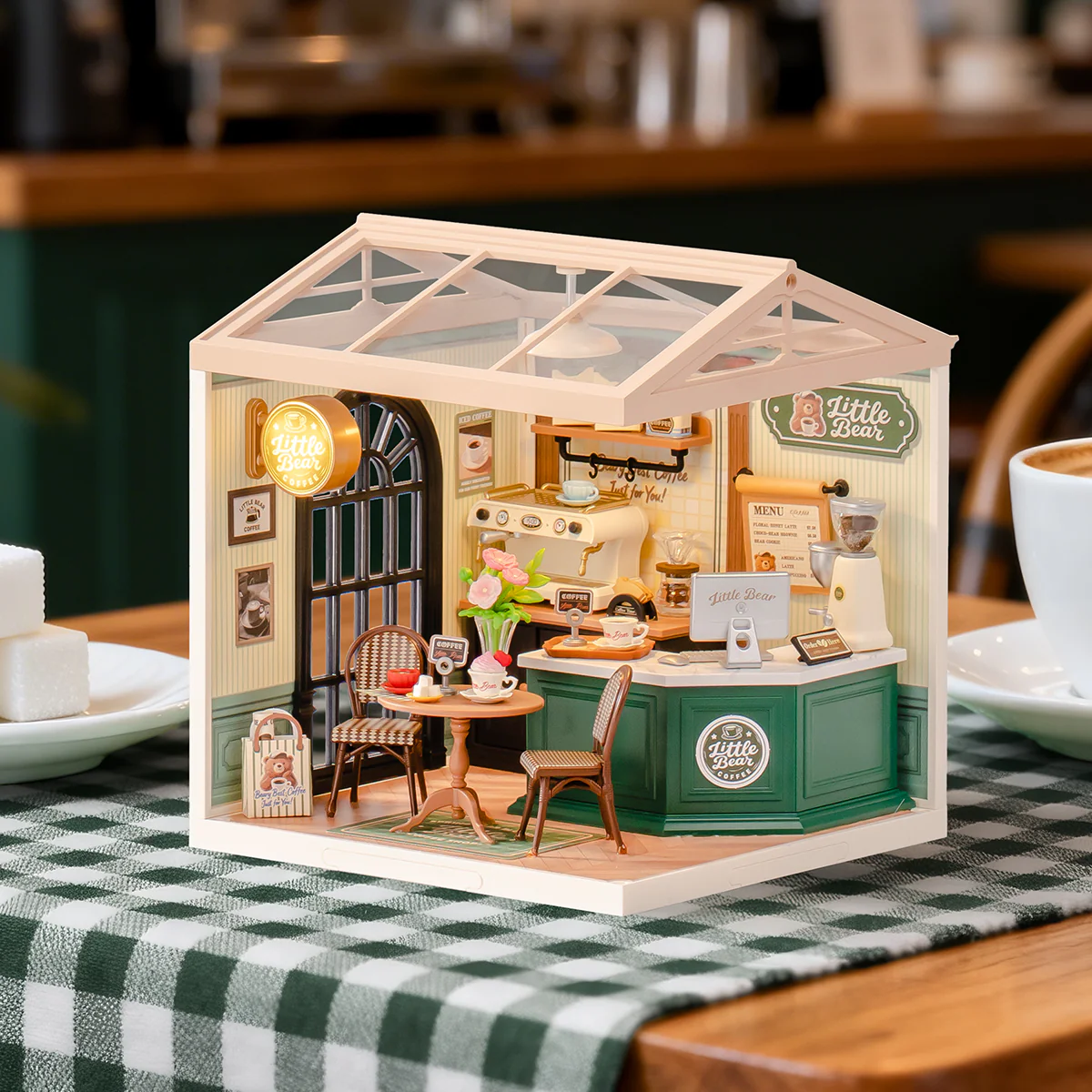 Rolife Perfect Romance Café DIY Miniature House DW028 - Image 2