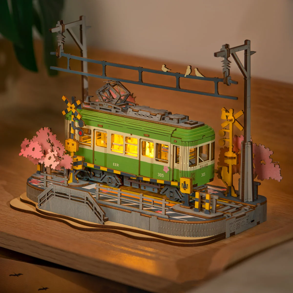 Rolife Sakura Journey 3D Wooden Puzzle TGS02 - Image 5