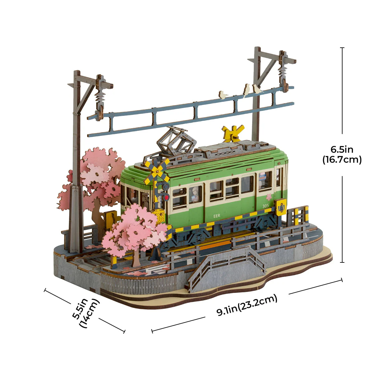 Rolife Sakura Journey 3D Wooden Puzzle TGS02 - Image 7