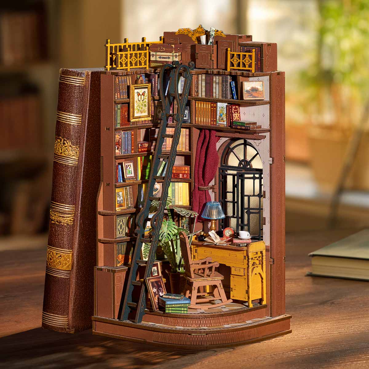 Rolife Silent Corner Study DIY Book Nook TGE02 - Image 2