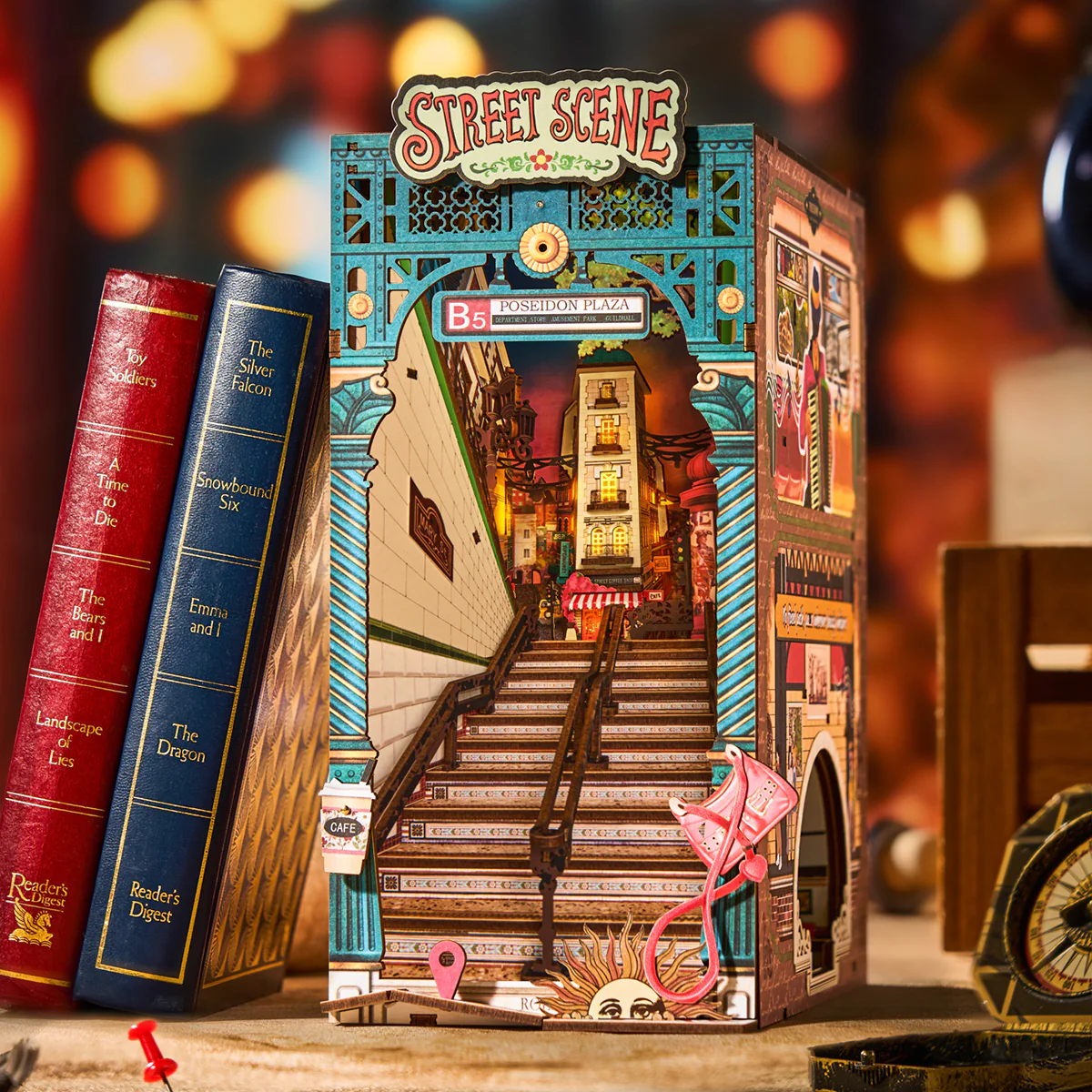 Rolife Street Scene DIY Book Nook TGB13 - Image 2