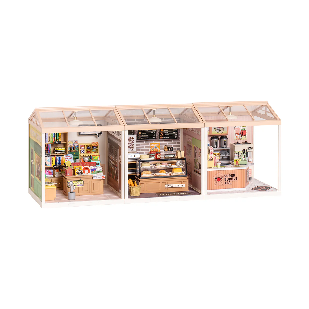 Rolife Super Creator 3 in һShape DIY Miniature House