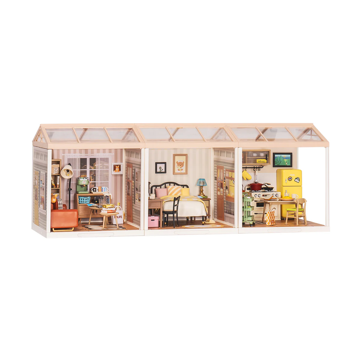 Rolife Super Creator 3 in һShape DIY Miniature House - Image 2