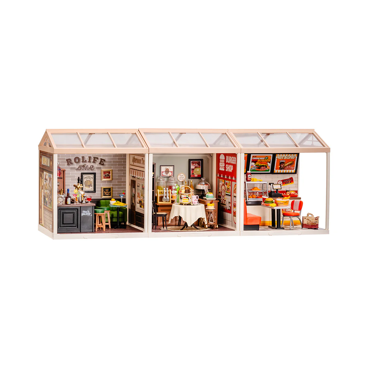Rolife Super Creator 3 in һShape DIY Miniature House - Image 3