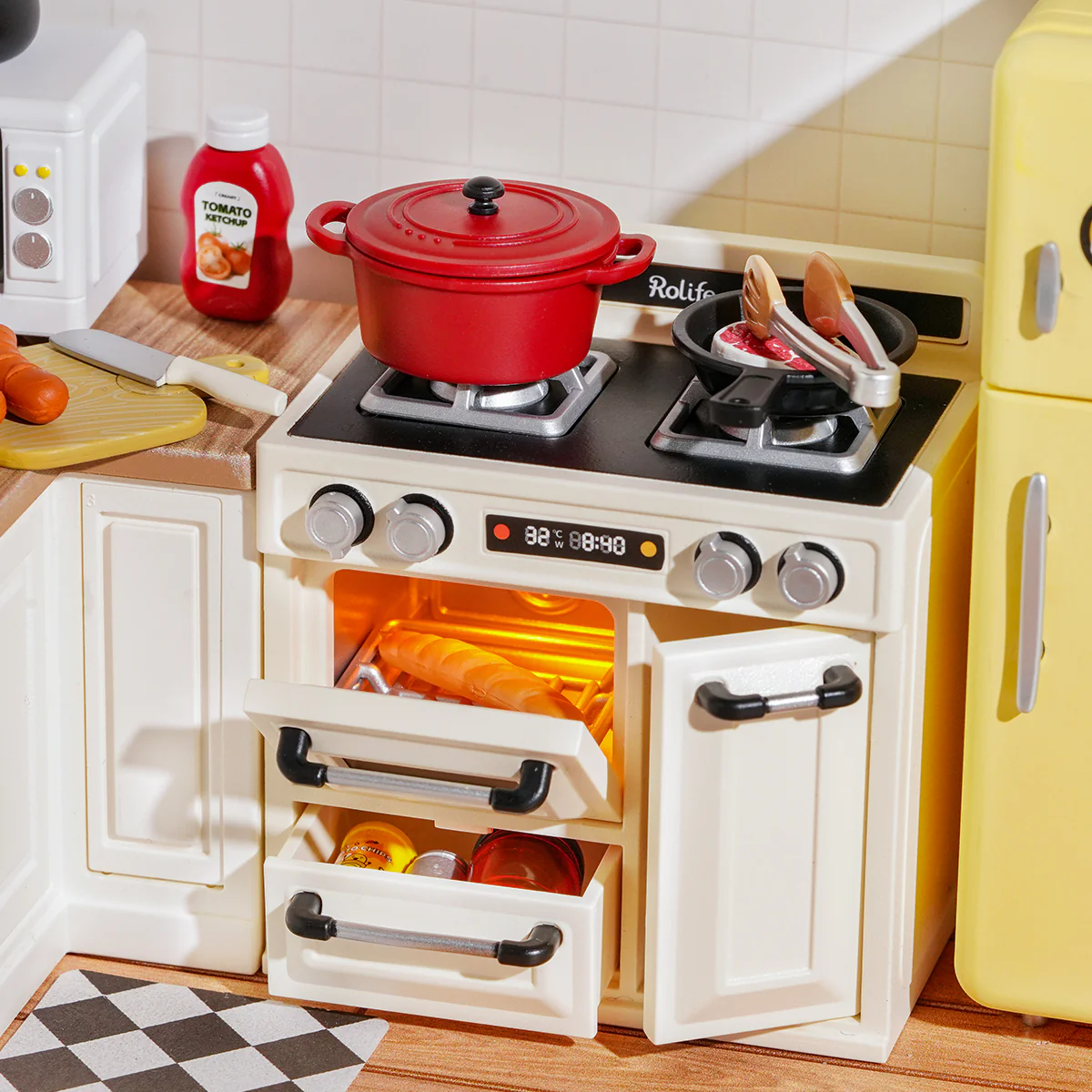 Rolife Super Creator 3 in һShape DIY Miniature House - Image 9
